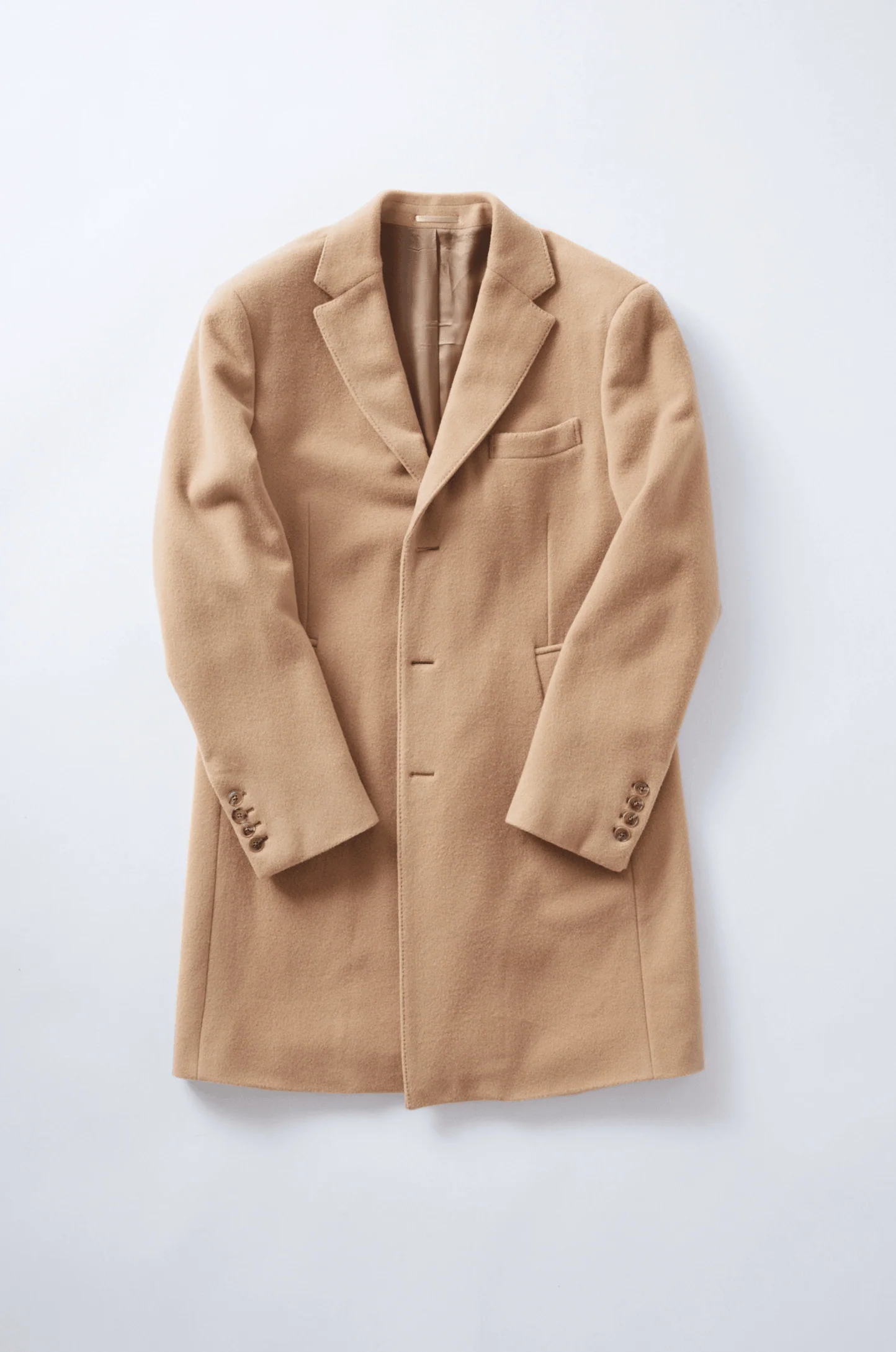 Camel Wool Overcoat - Image 4