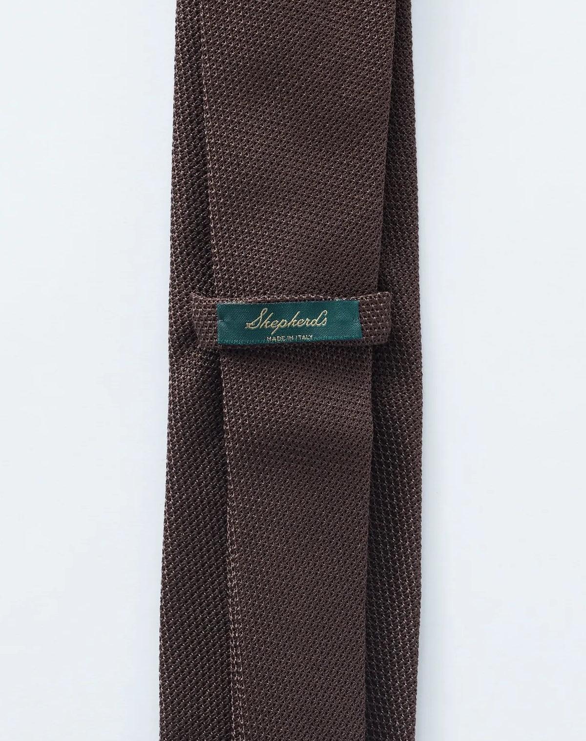 Elk Brown Grenadine Tie - Image 4