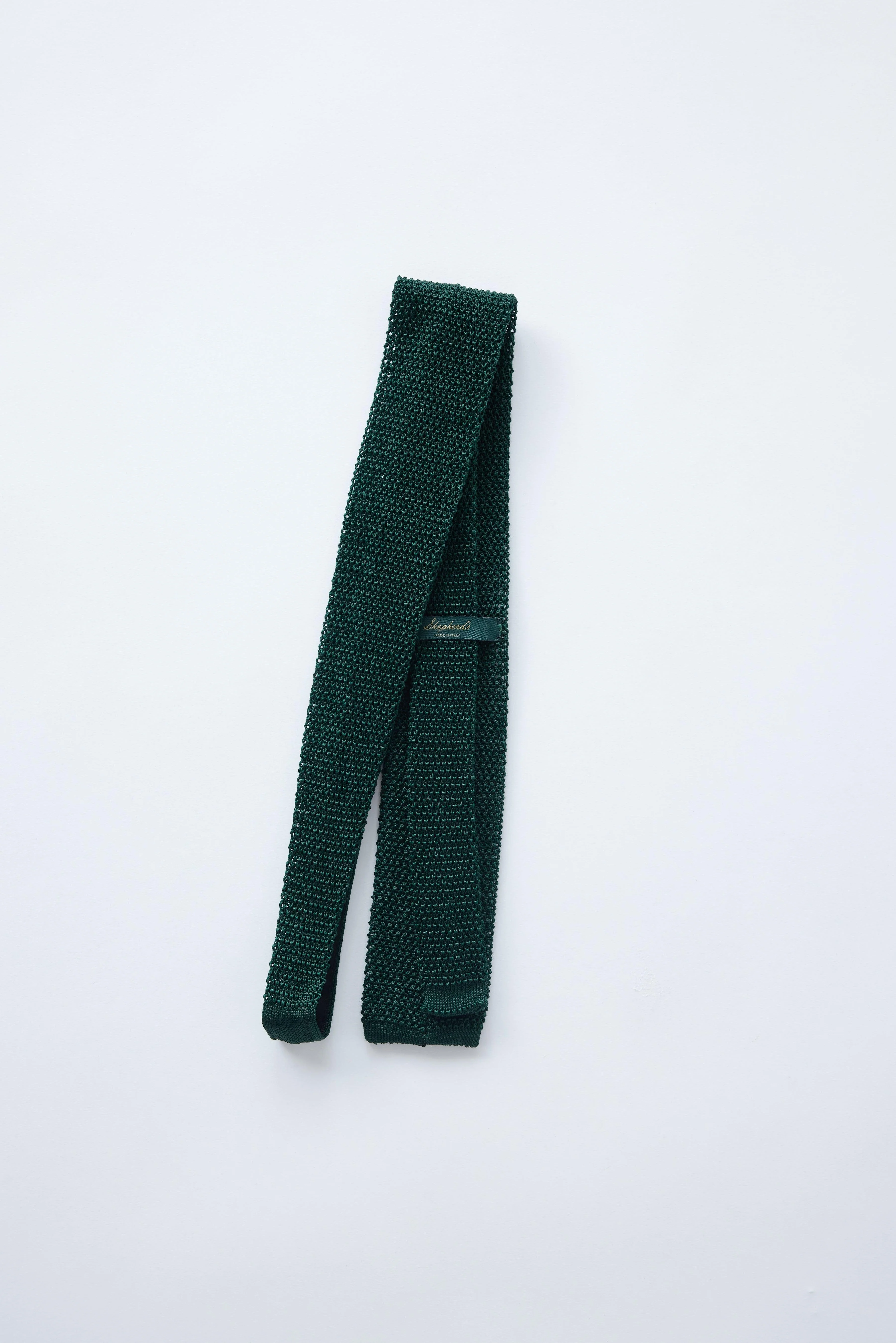 Green Knit Tie - Image 3