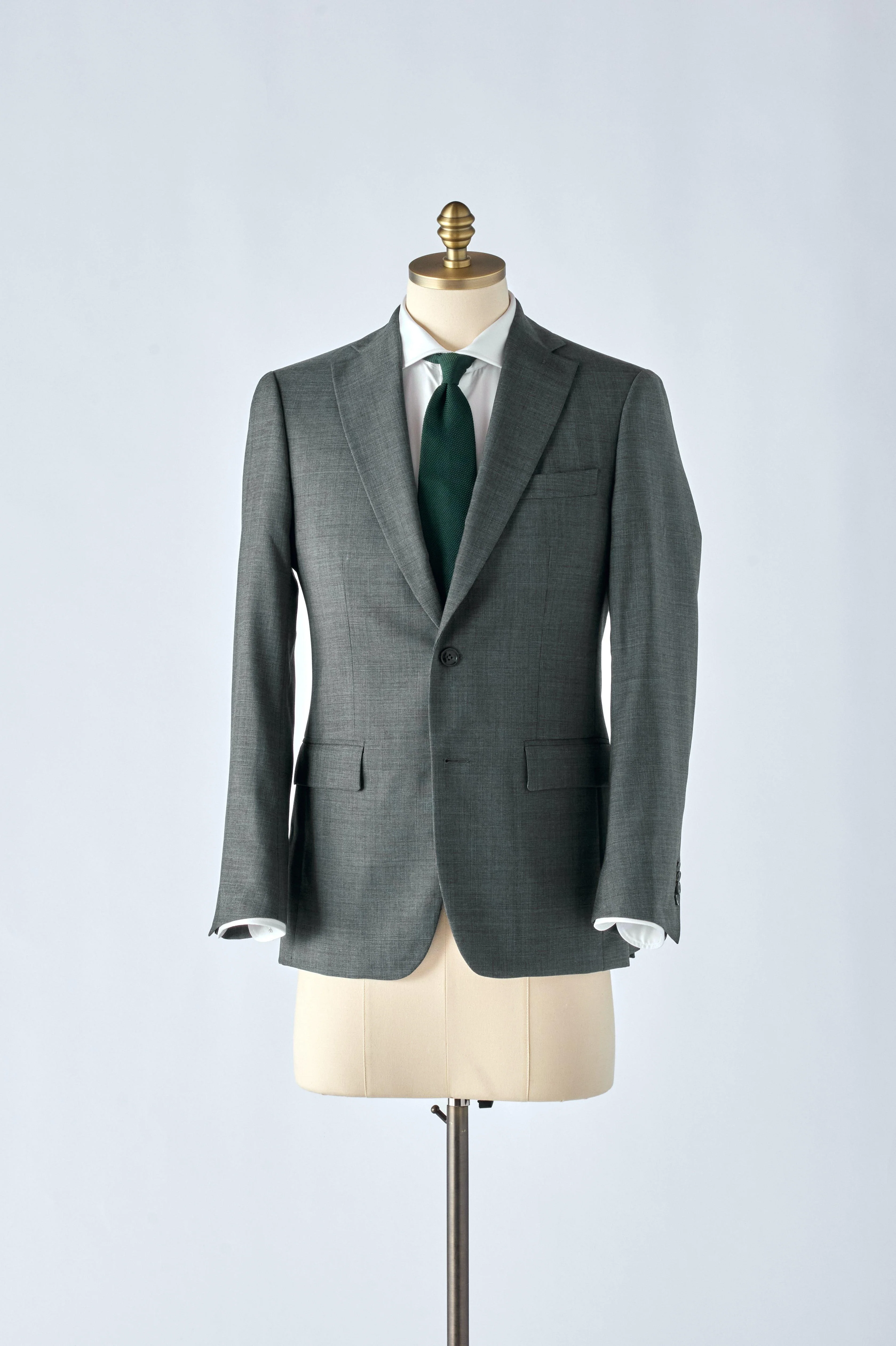 No. 1 Gray Prince of Wales Check Suit