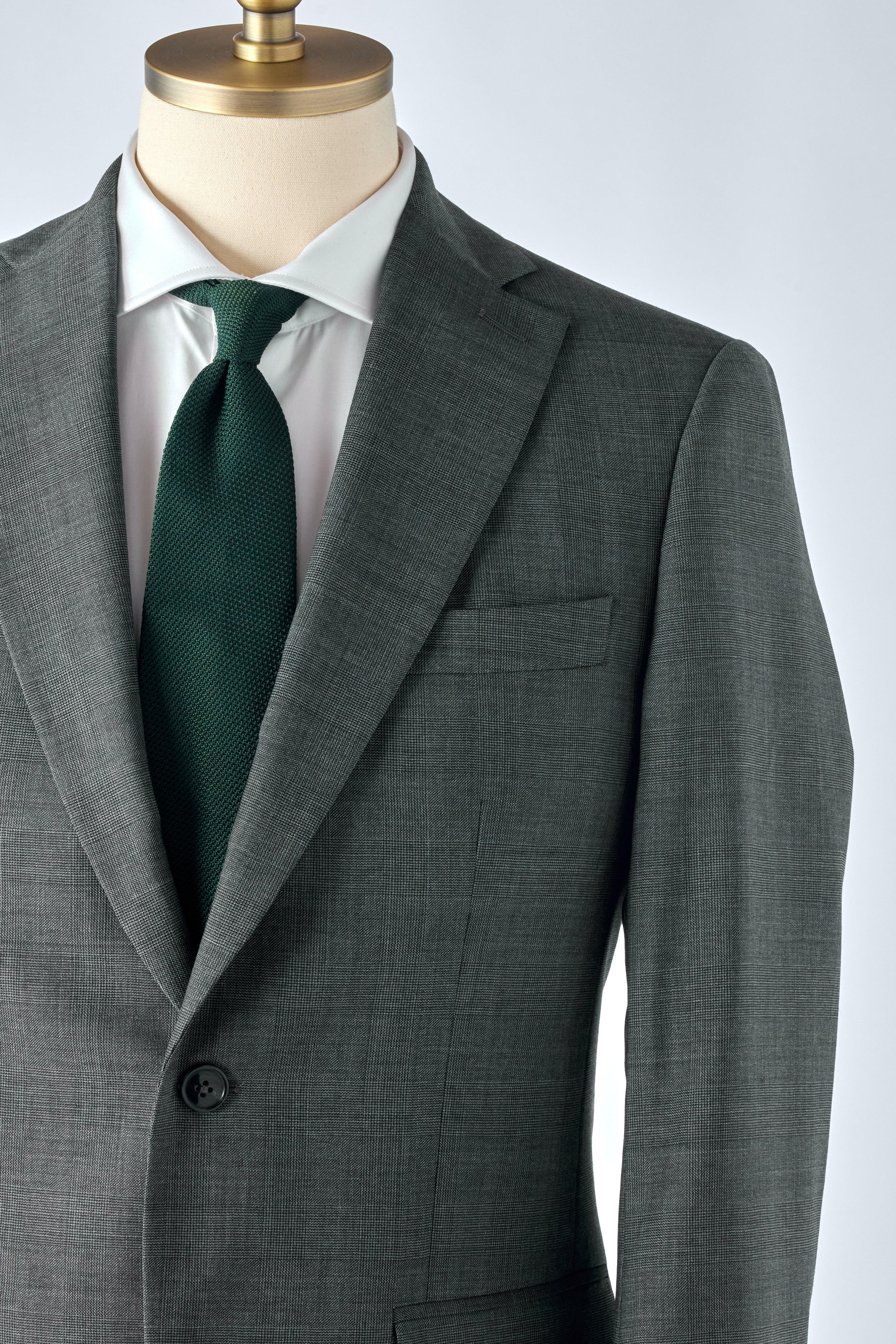 No. 1 Gray Prince of Wales Check Suit - Image 2