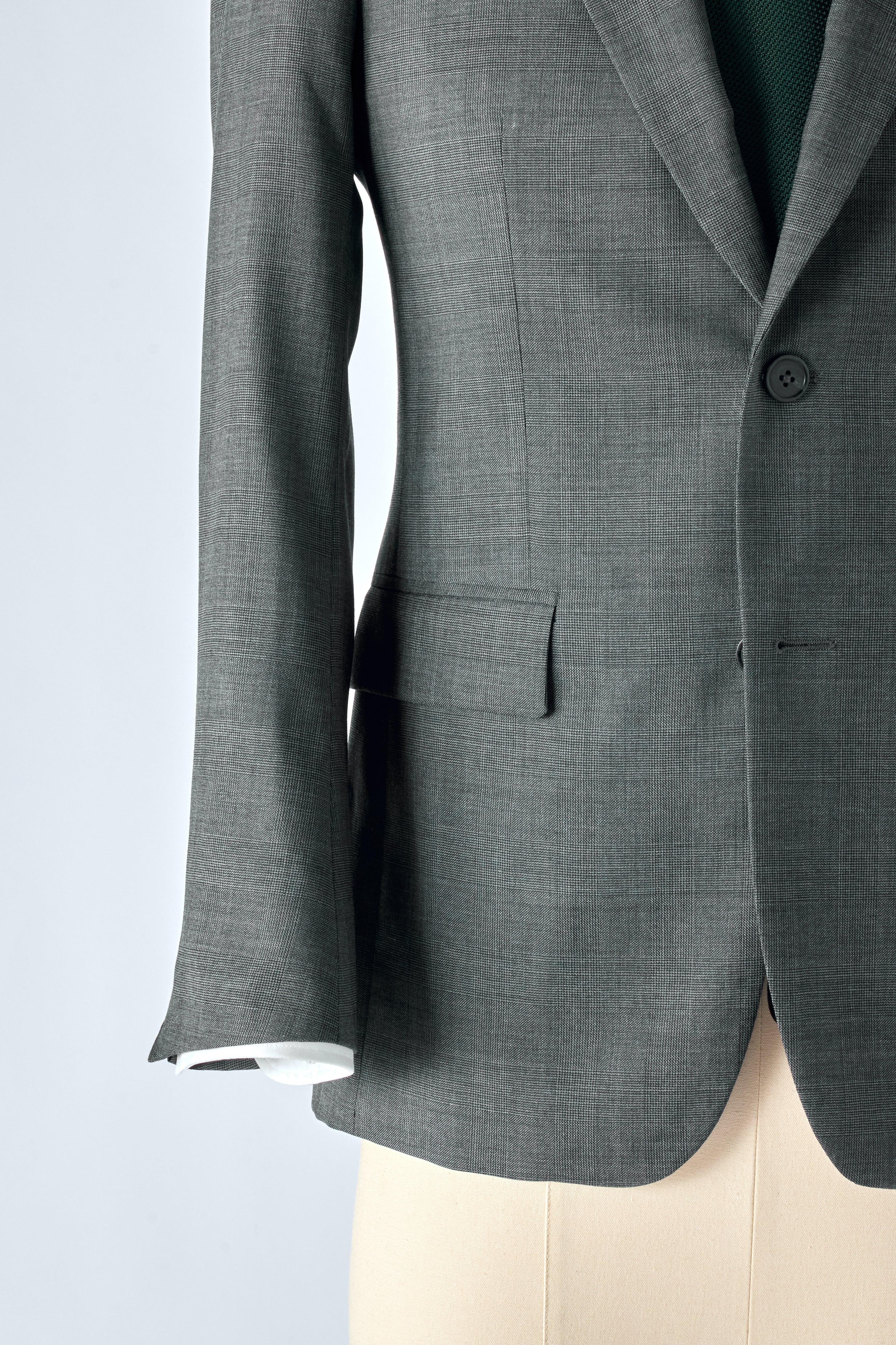 No. 1 Gray Prince of Wales Check Suit - Image 3