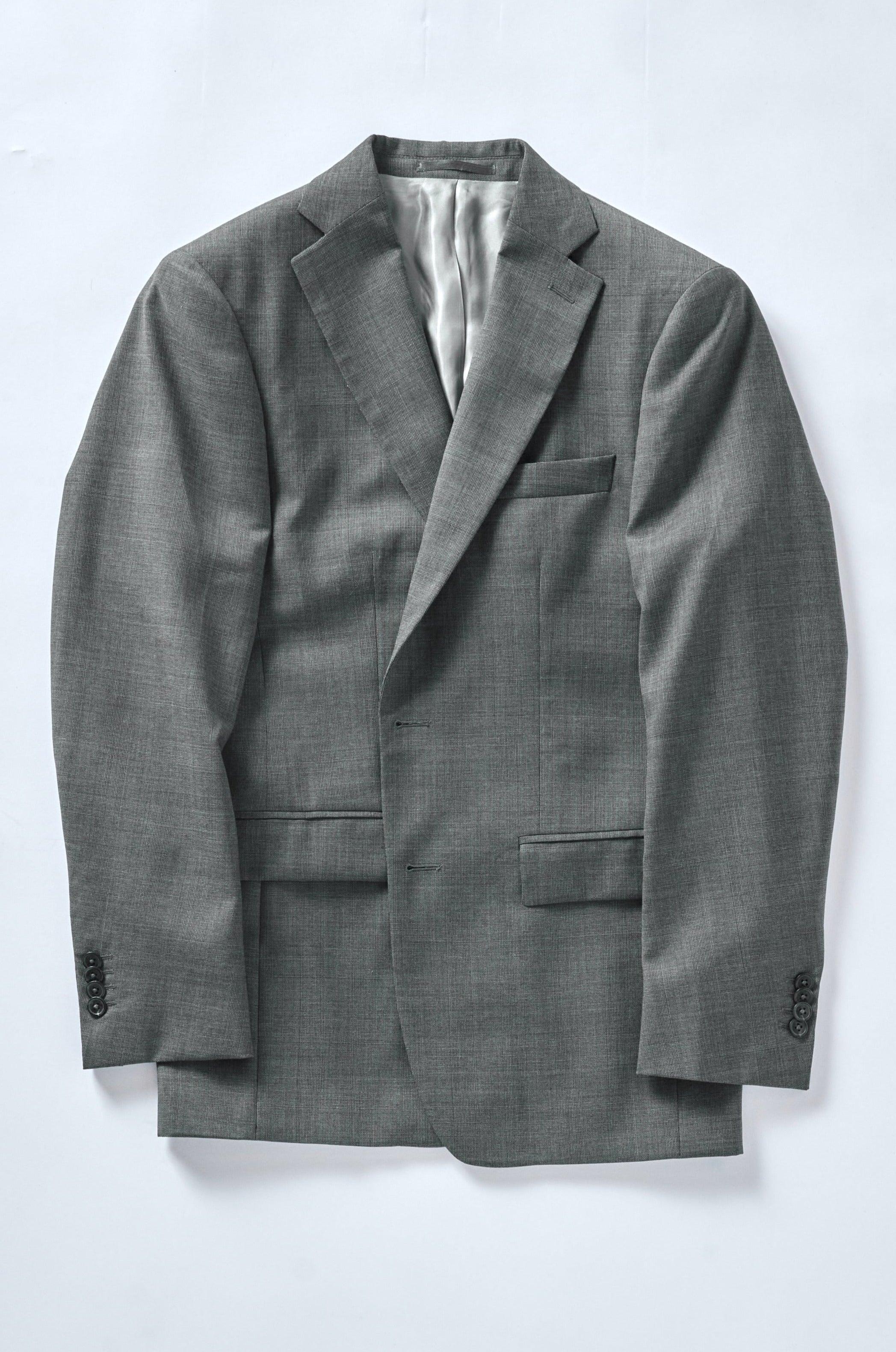 No. 1 Gray Prince of Wales Check Suit - Image 4