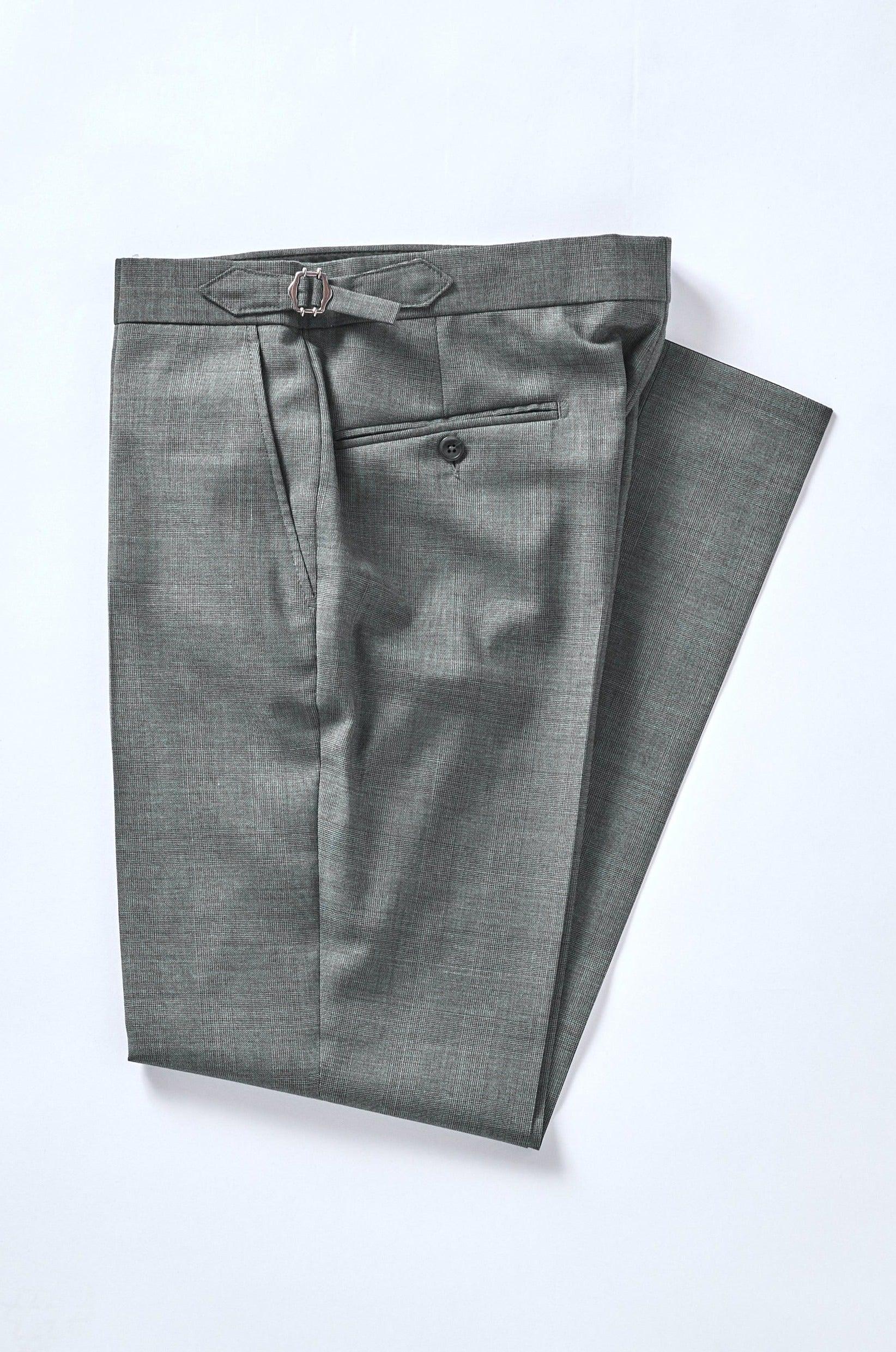 No. 1 Gray Prince of Wales Check Suit - Image 5