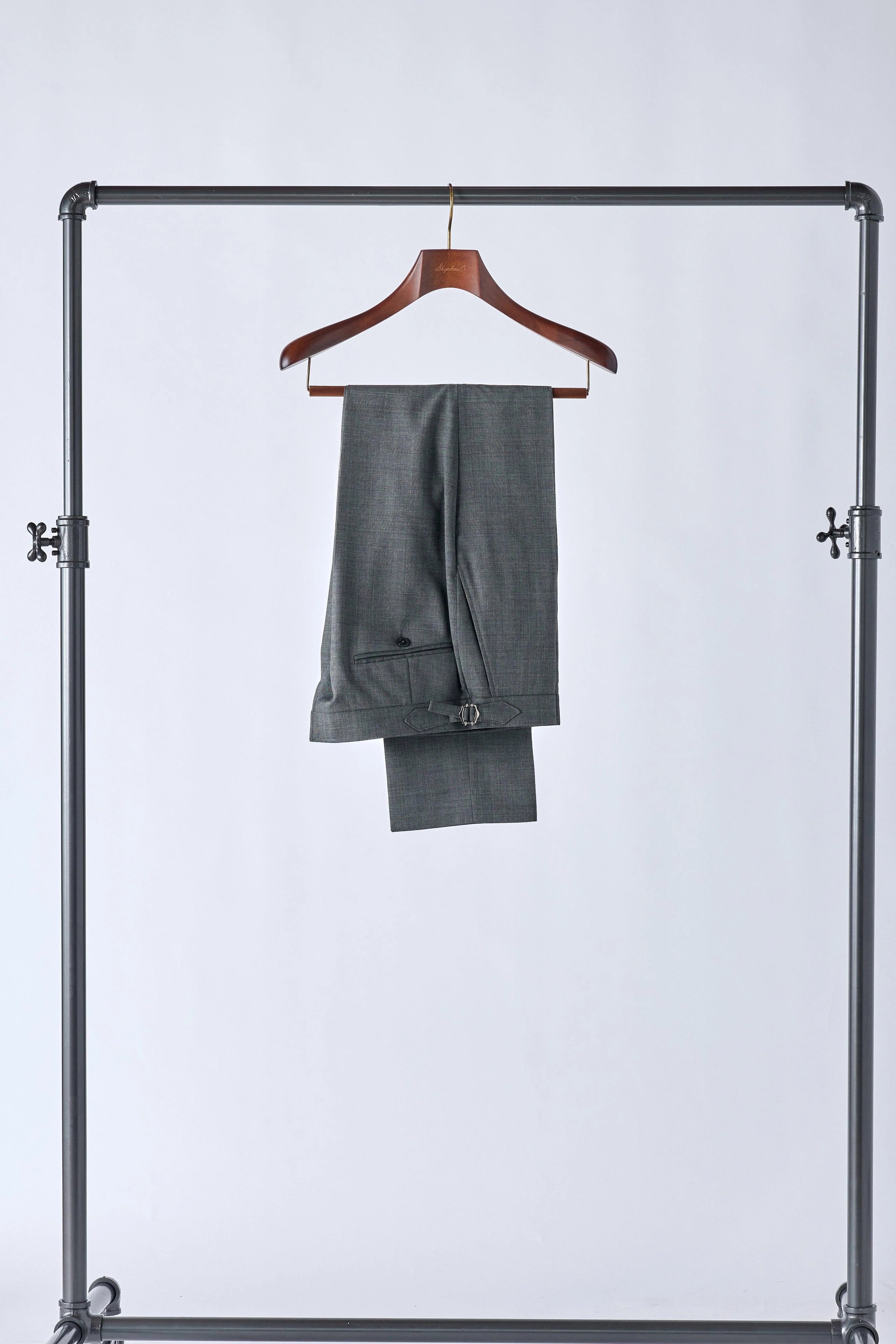 No. 1 Gray Prince of Wales Check Suit - Image 8
