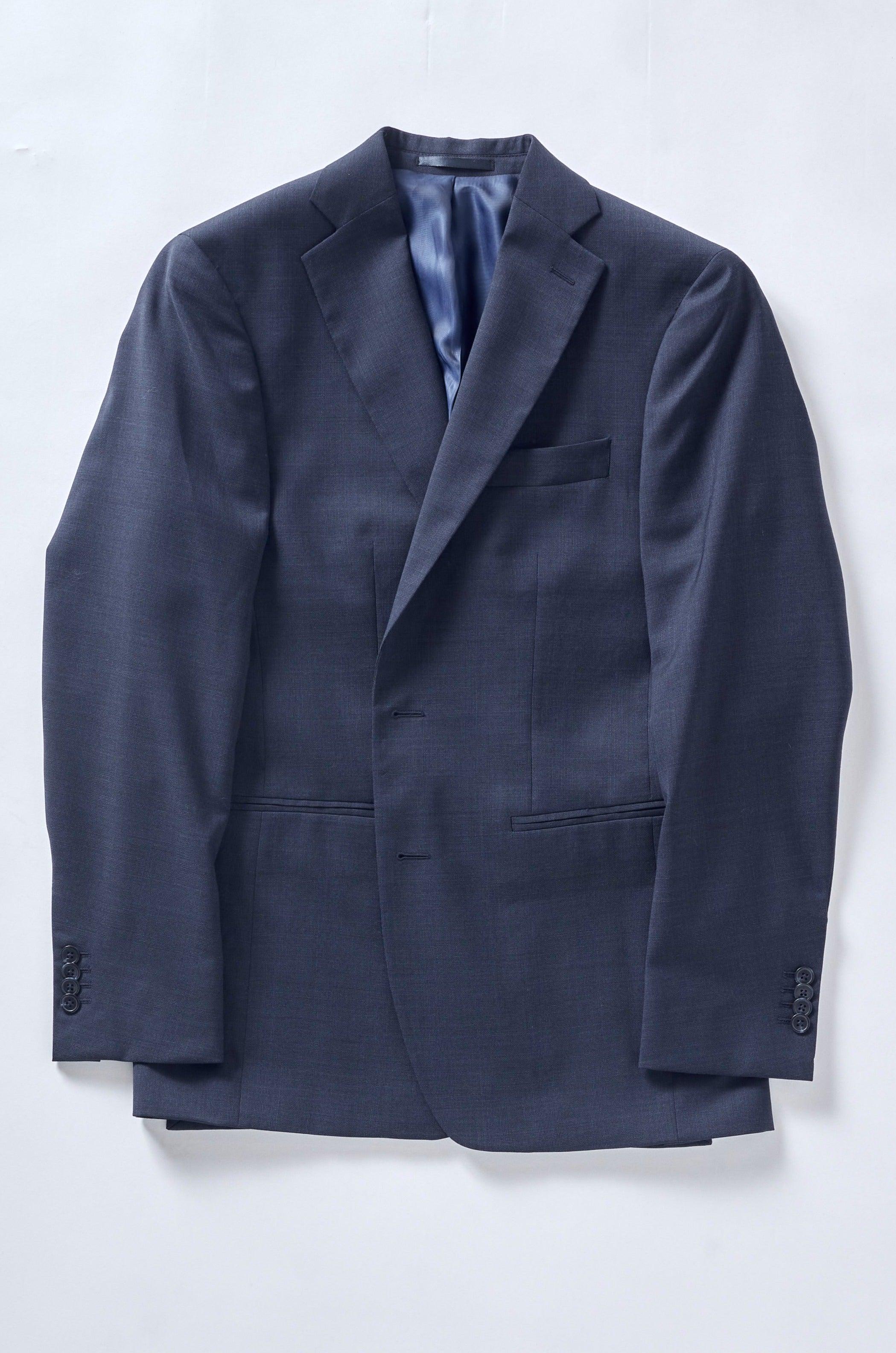 No. 1 Navy Prince of Wales Check Suit - Image 4