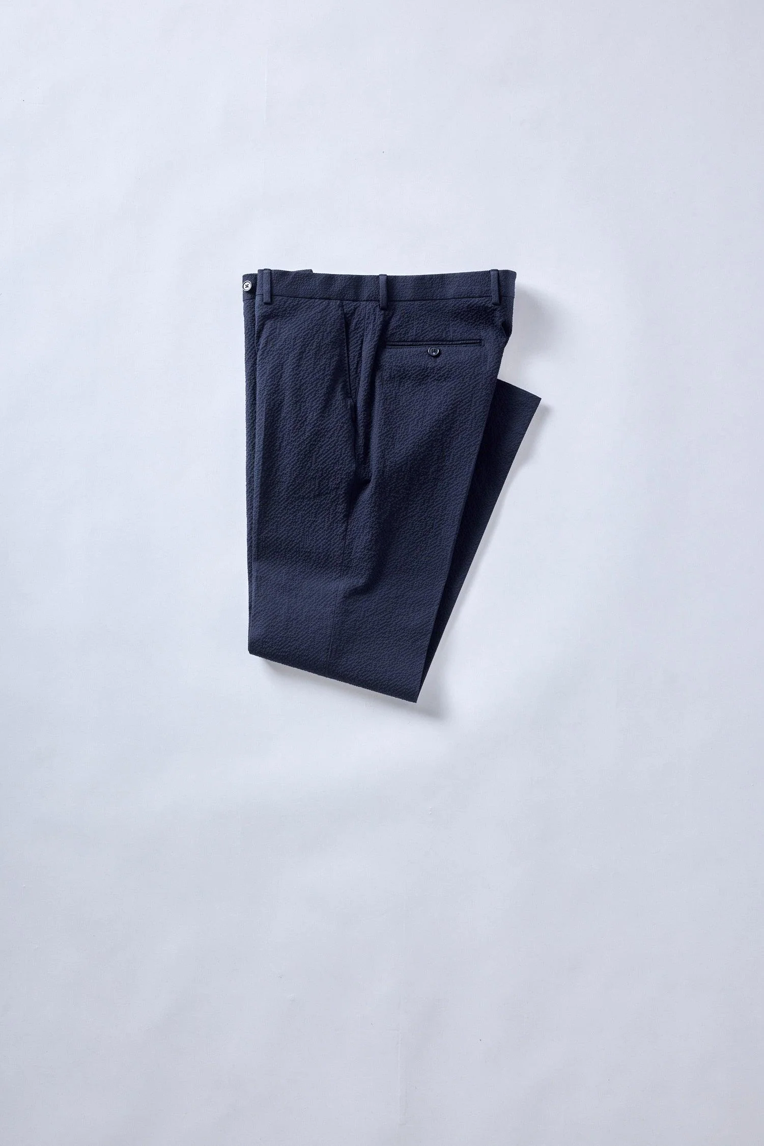 No. 1 Navy Seersucker Suit - Image 5