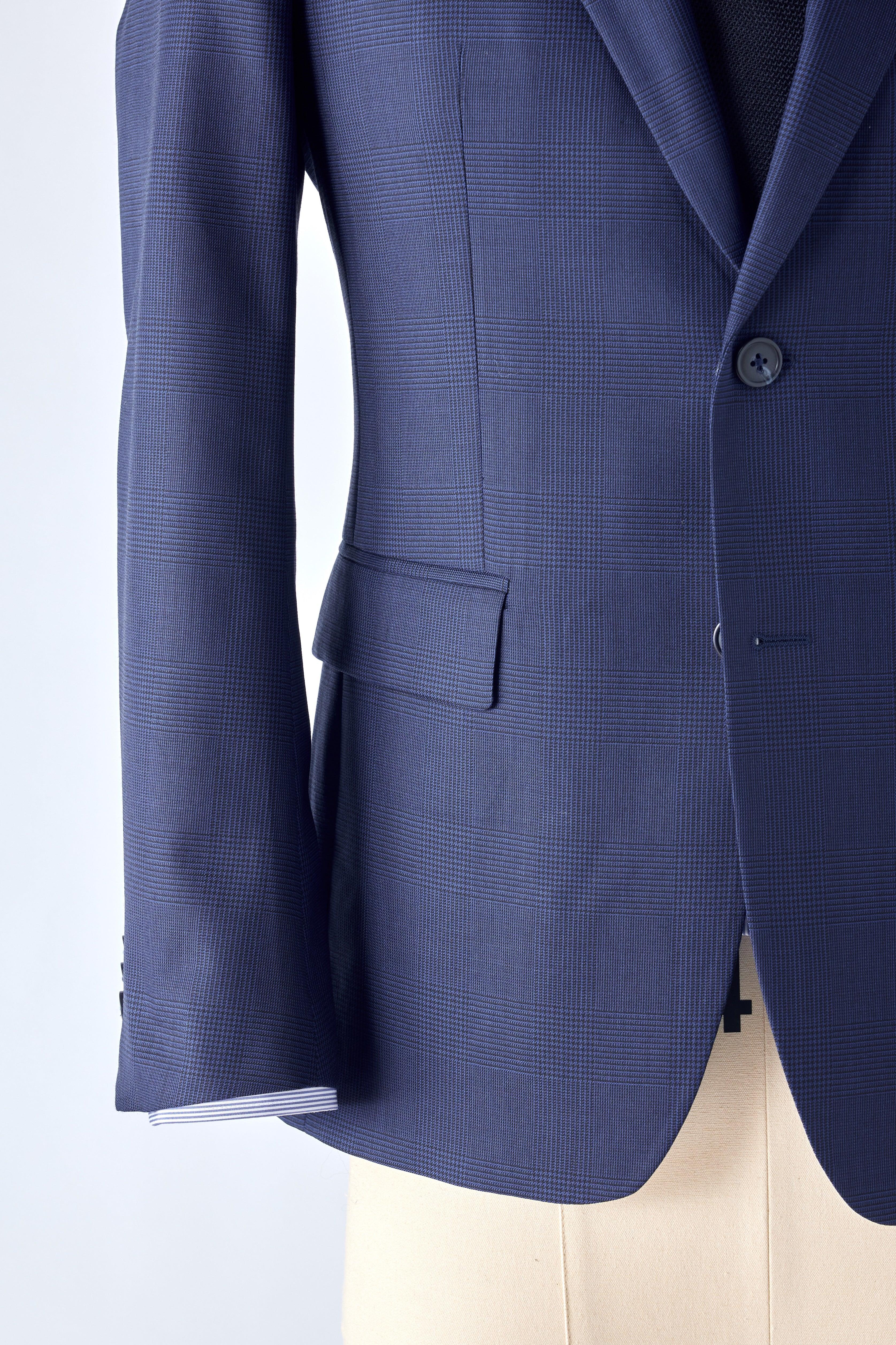 No. 2 Blue Prince of Wales Check Suit - Image 3