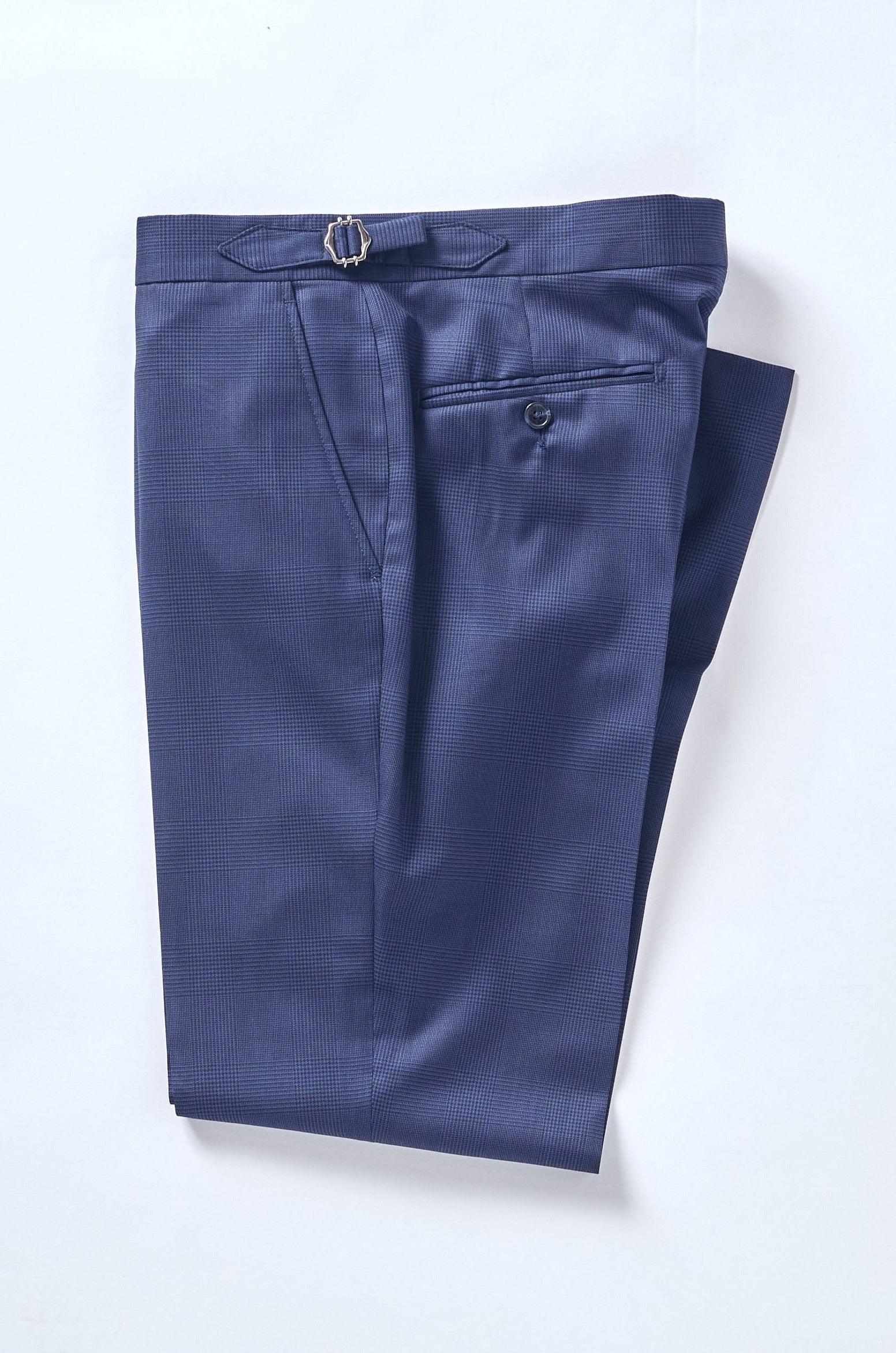No. 2 Blue Prince of Wales Check Suit - Image 5