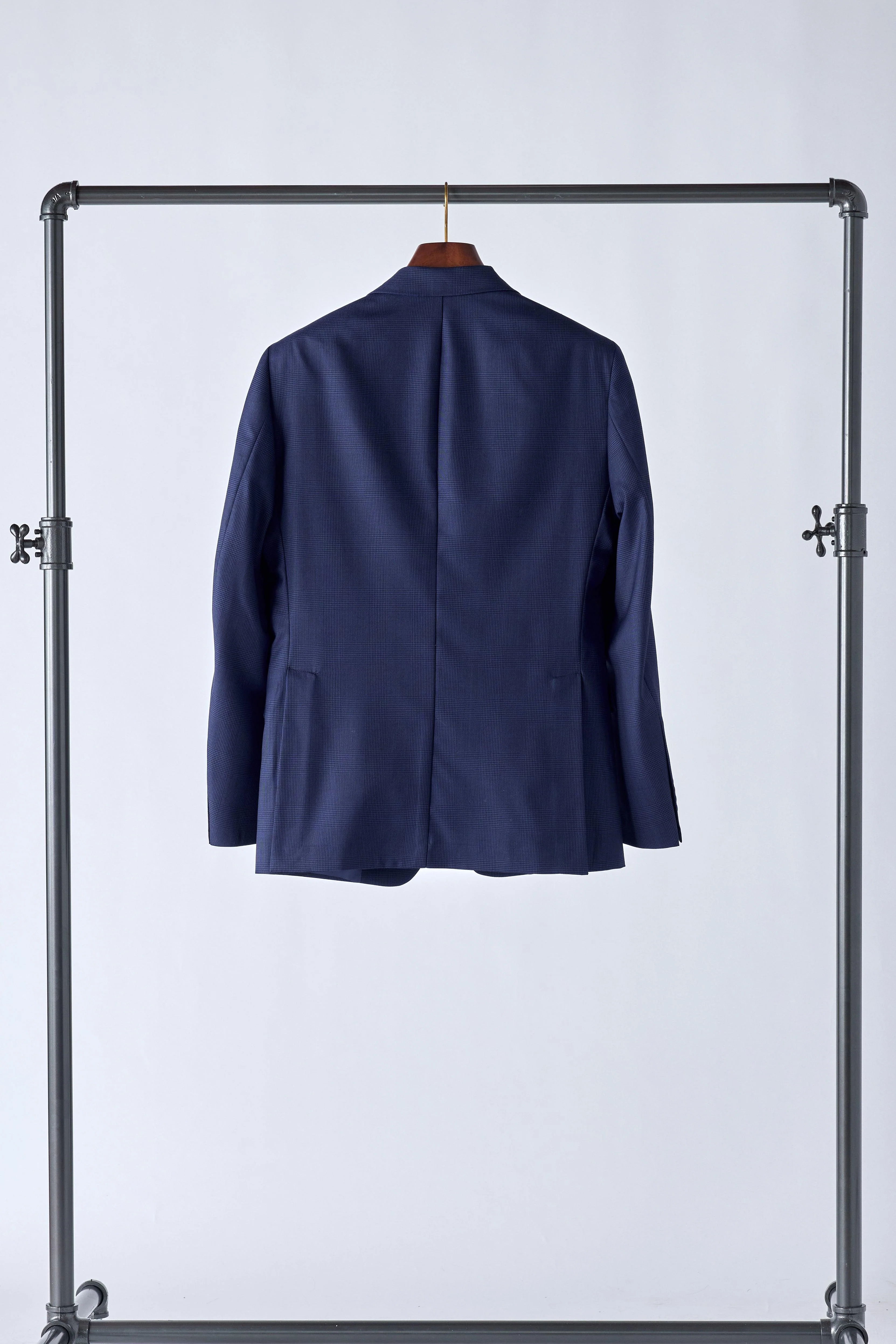 No. 2 Blue Prince of Wales Check Suit - Image 7