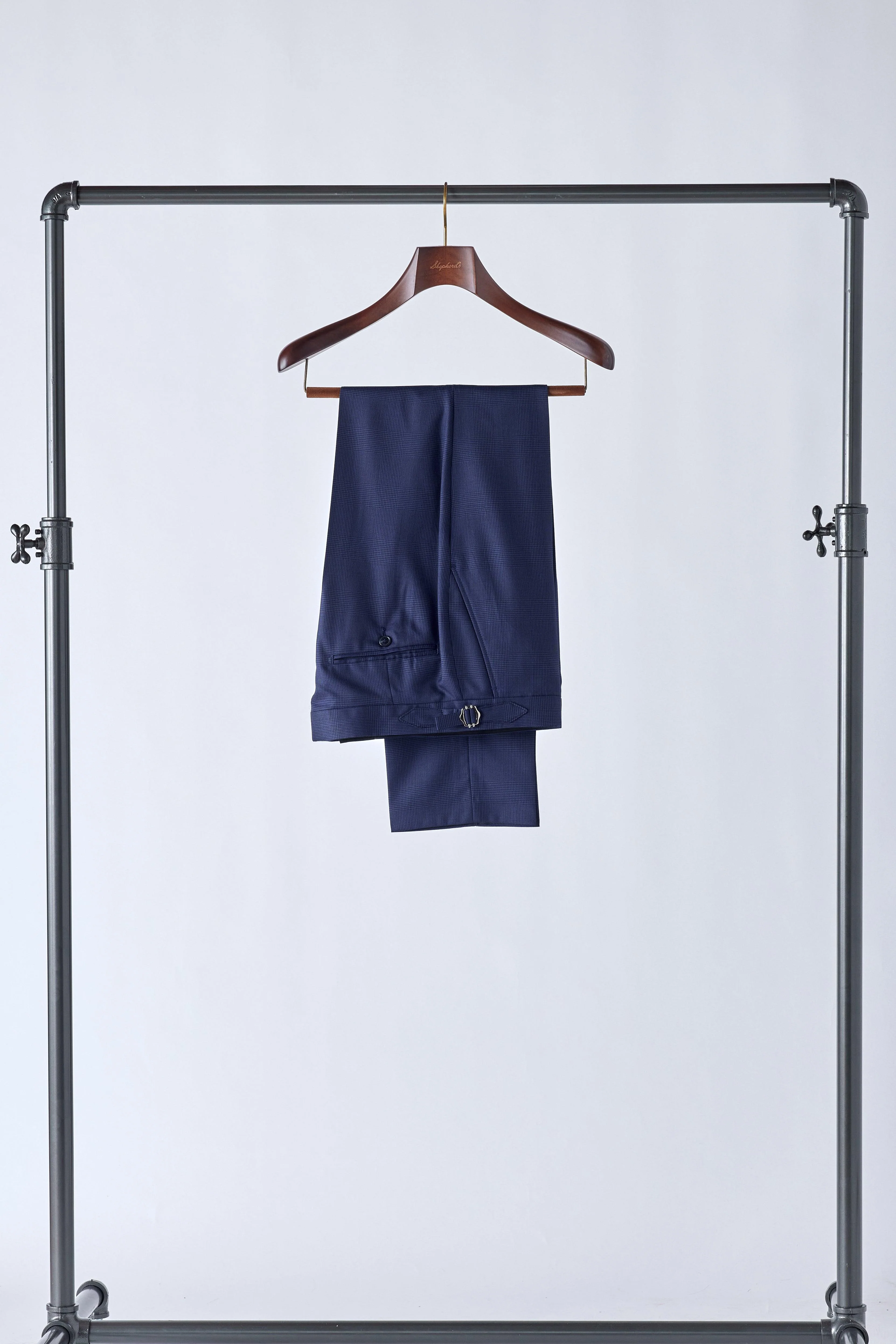 No. 2 Blue Prince of Wales Check Suit - Image 8