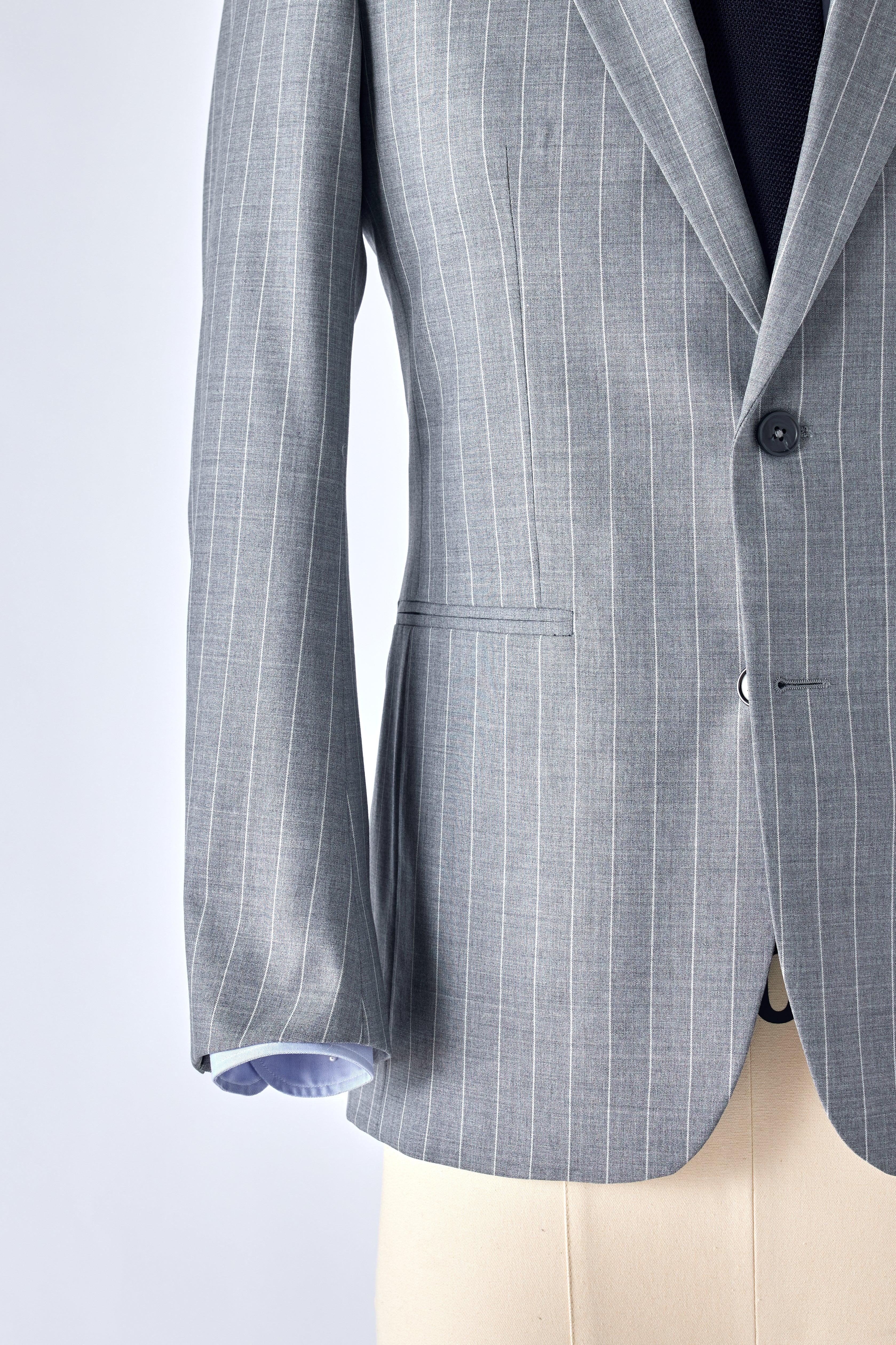 No. 2 Gray Pinstripe Suit - Image 3