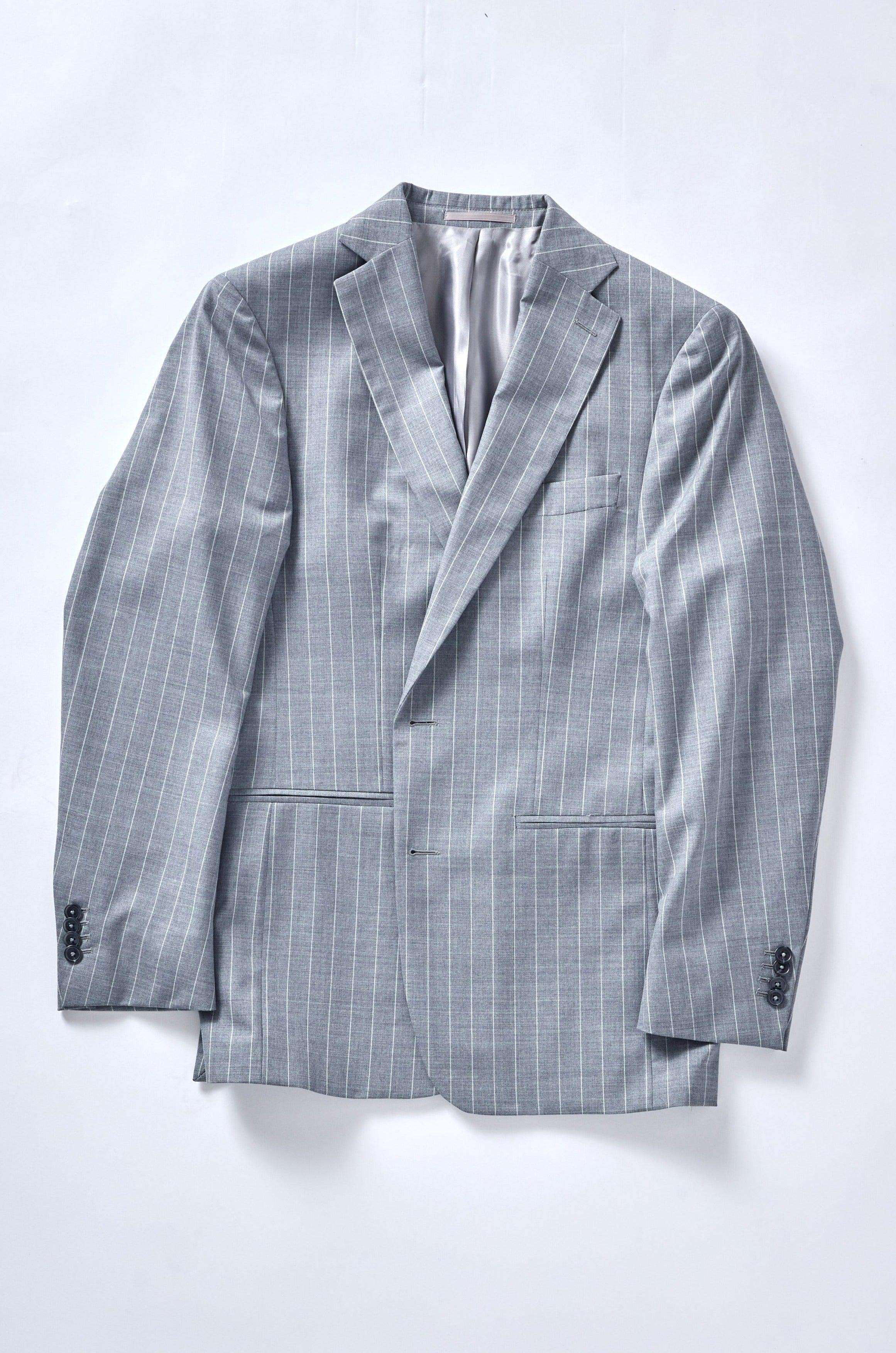 No. 2 Gray Pinstripe Suit - Image 4