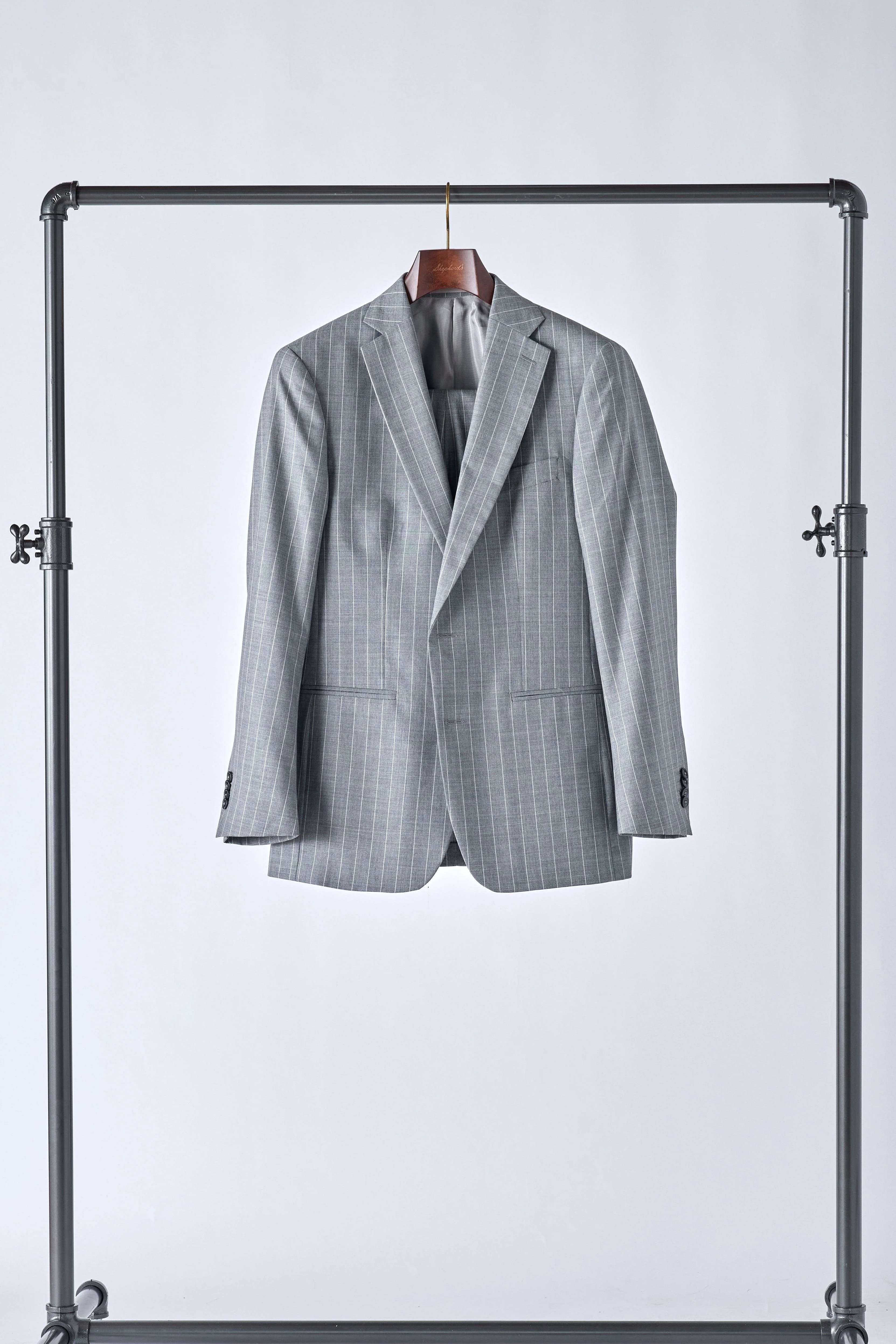 No. 2 Gray Pinstripe Suit - Image 6
