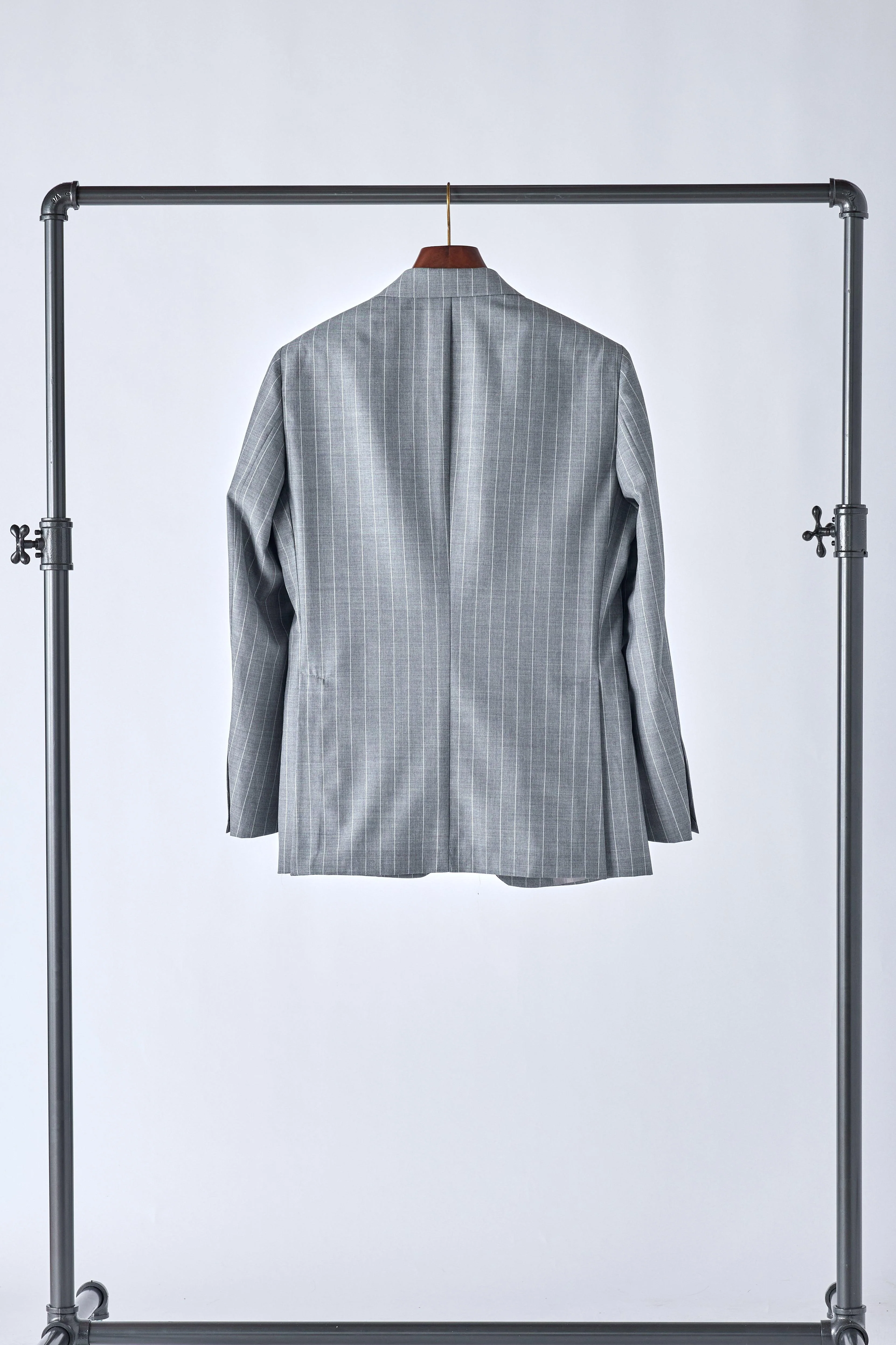 No. 2 Gray Pinstripe Suit - Image 7
