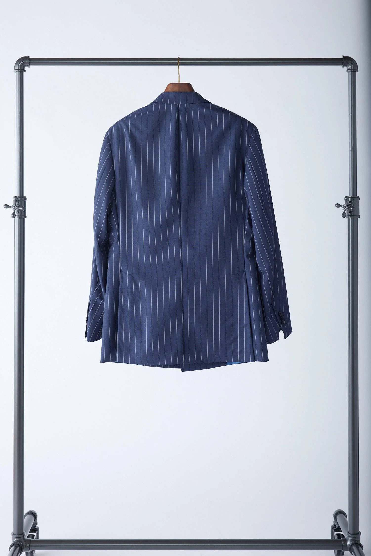 No. 2 Navy Pinstripe Double-Breasted Suit - Image 7