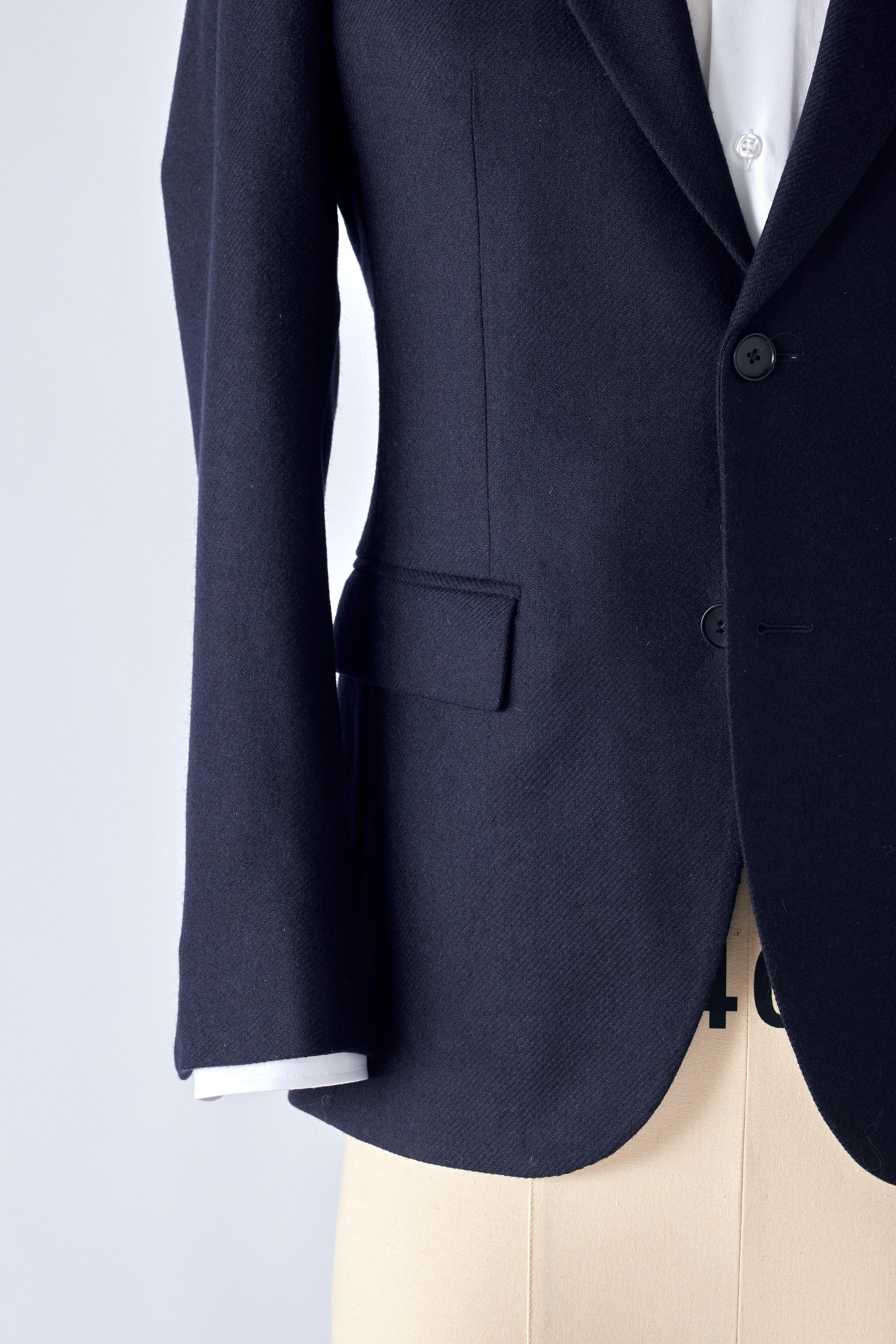 No. 2 Navy Tweed Jacket - Image 3
