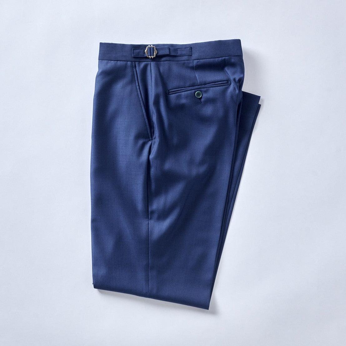 No. 2 Peak Lapel Birdseye Suit - Image 8