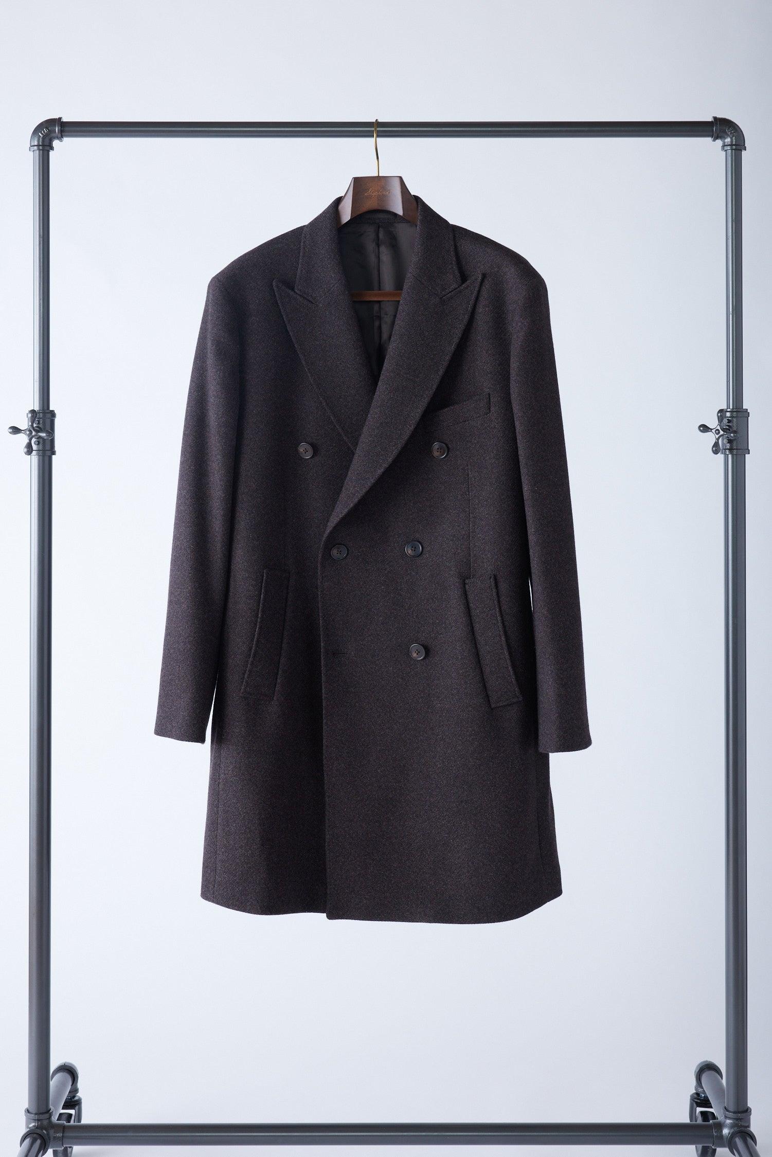 Peak Lapel Double-Breasted Overcoat - Image 5