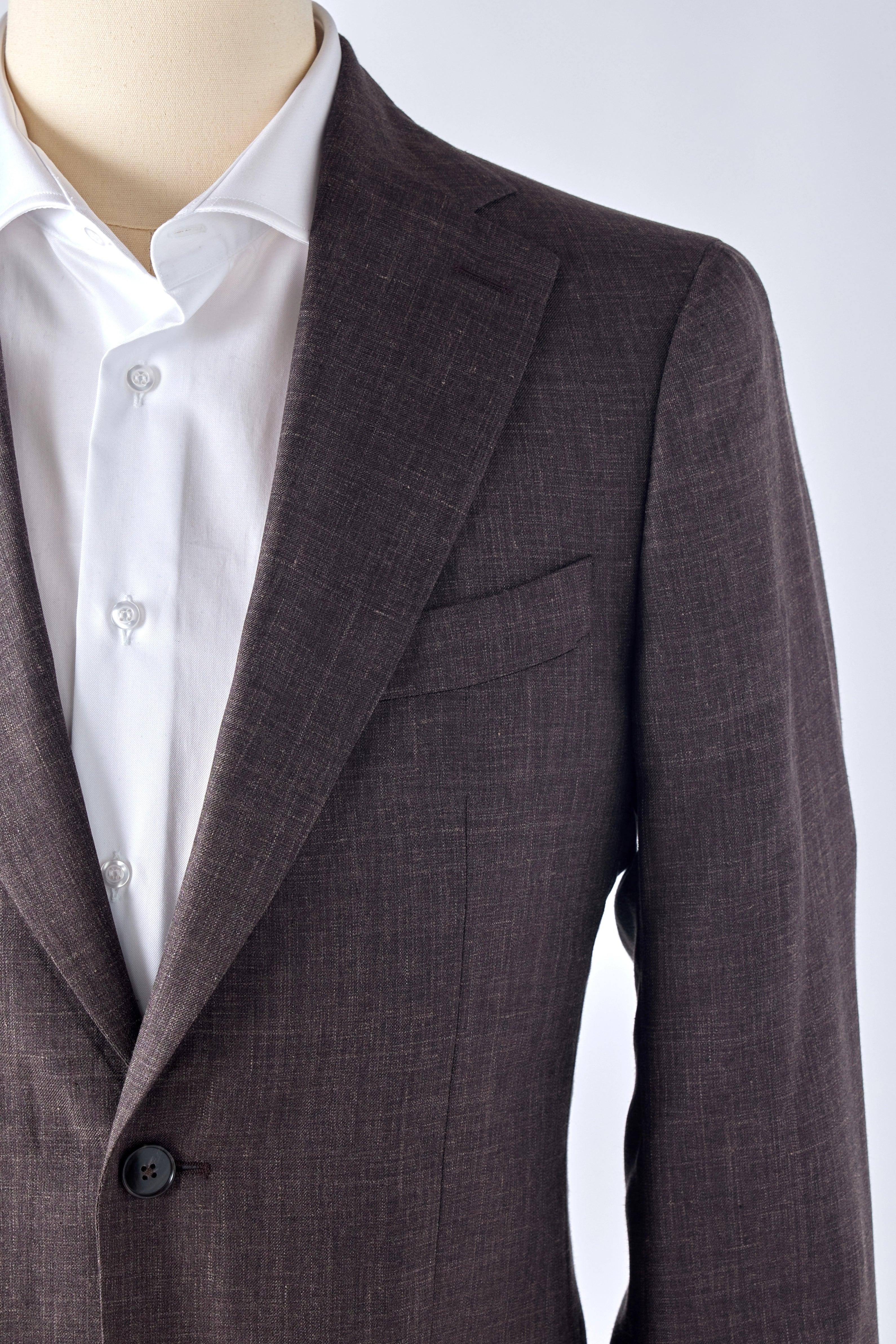 Signature Brown Cashmere-Silk Jacket - Image 2