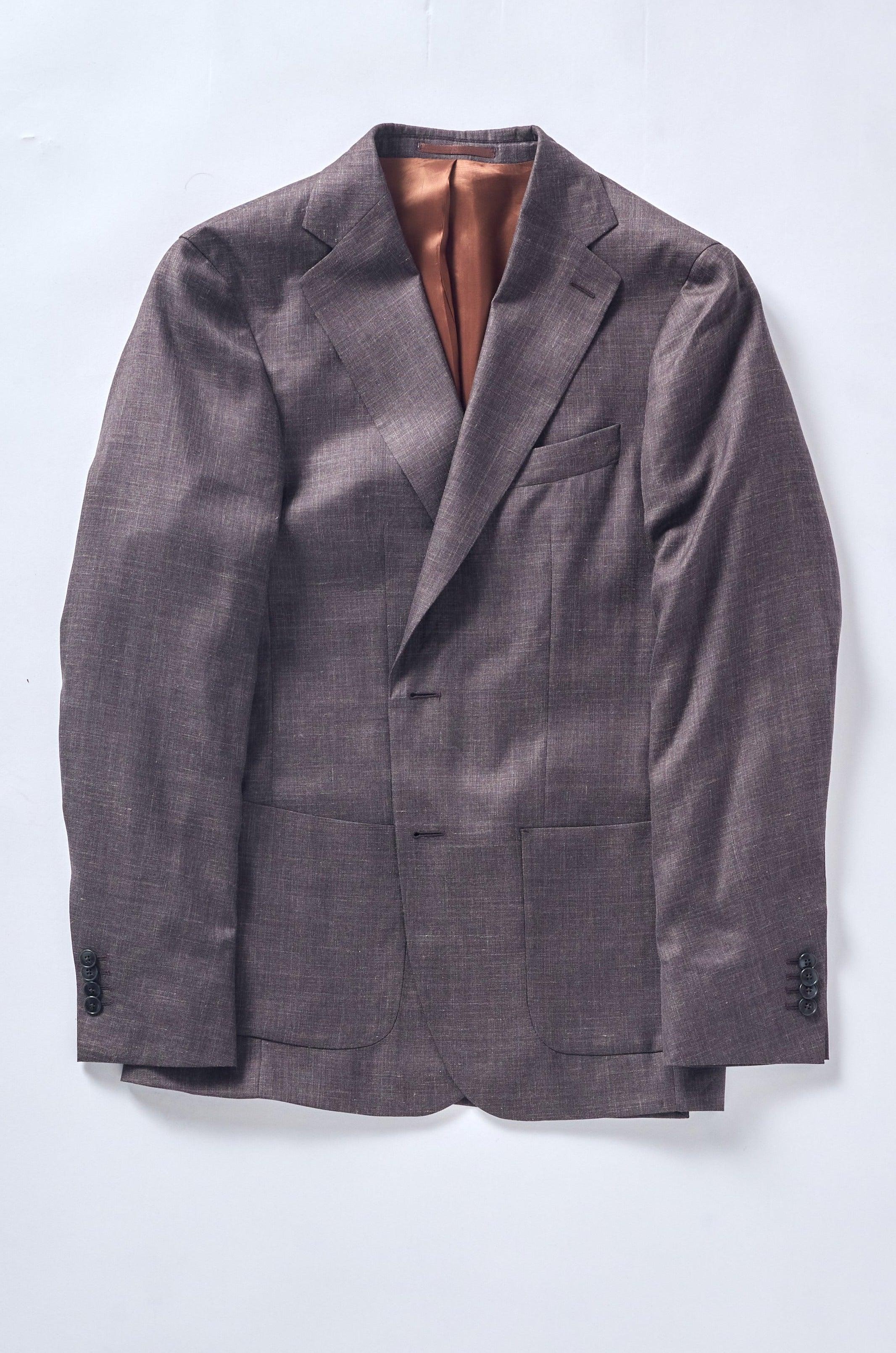 Signature Brown Cashmere-Silk Jacket - Image 4