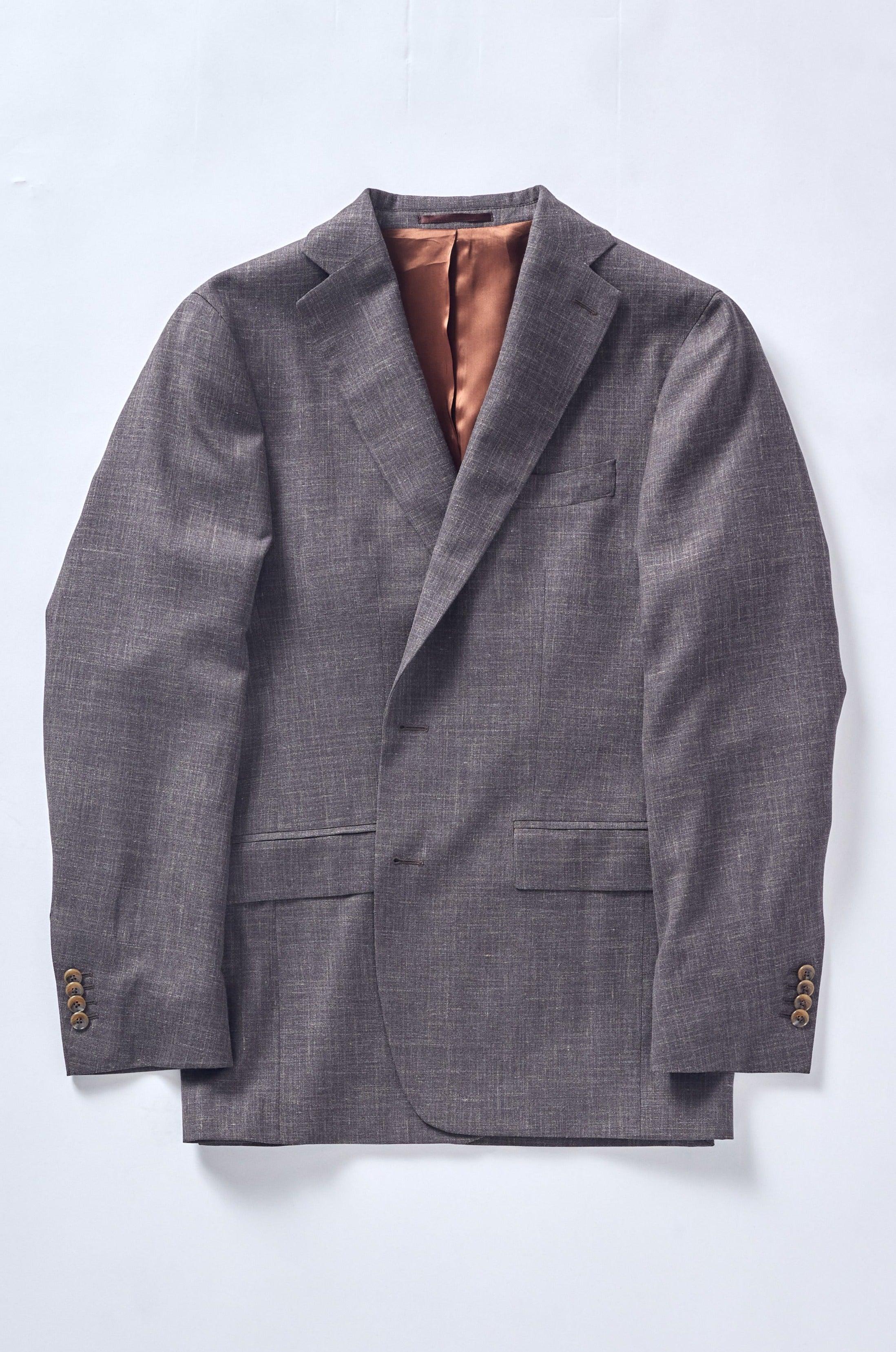 Signature Loro Piana Tobacco Linen Suit - Image 5