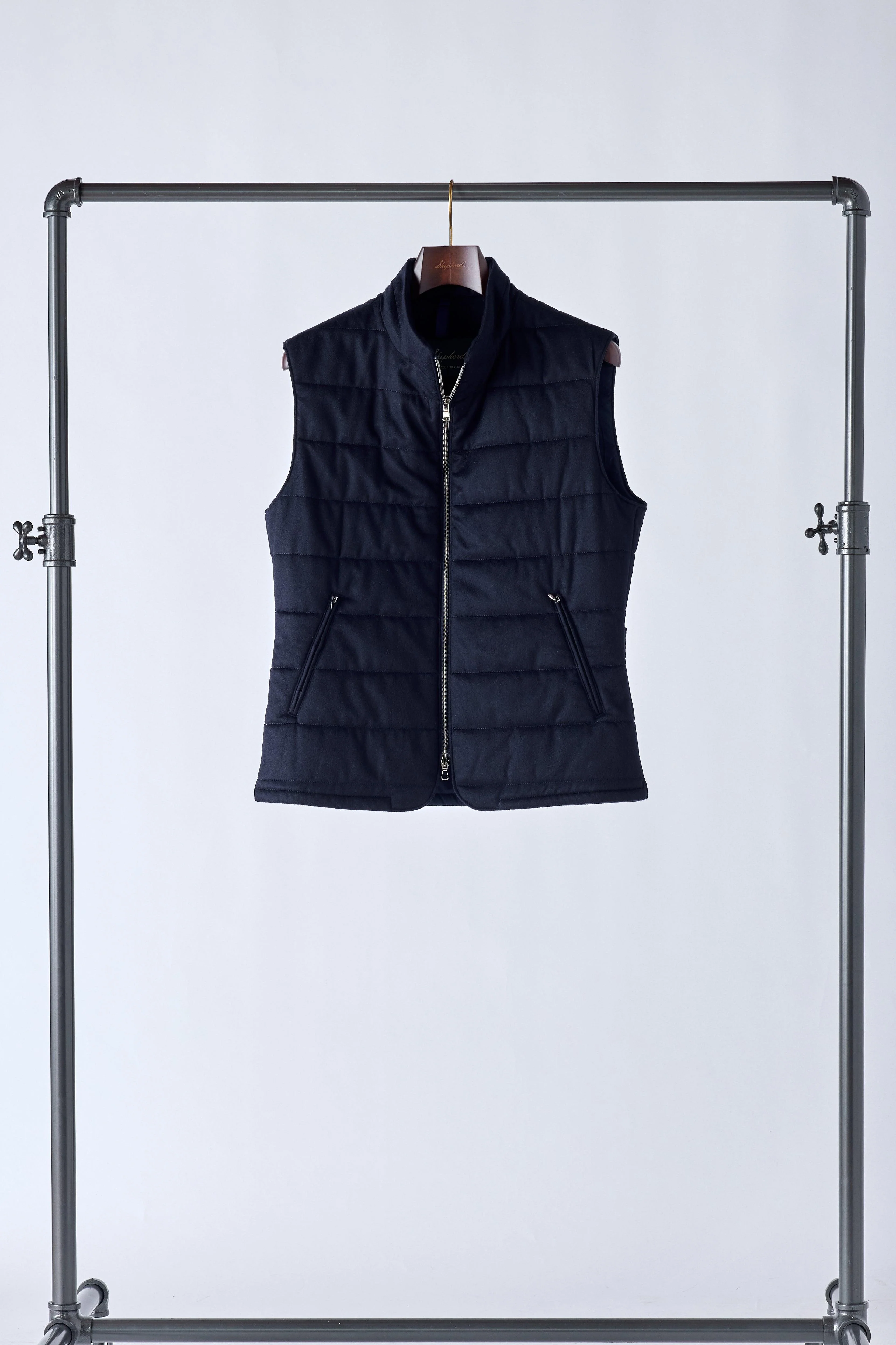 Signature Navy Cashmere Vest - Image 5