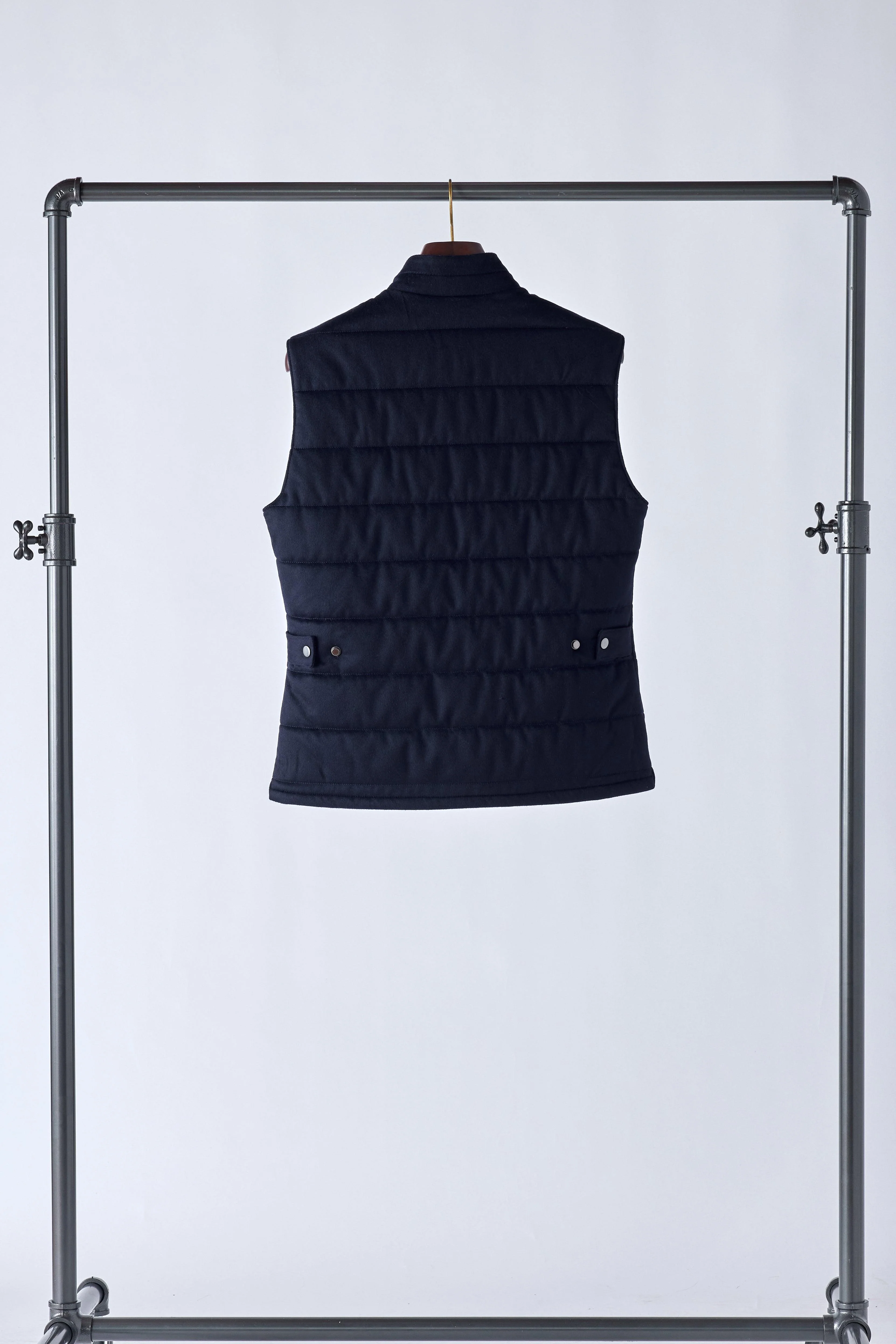 Signature Navy Cashmere Vest - Image 6
