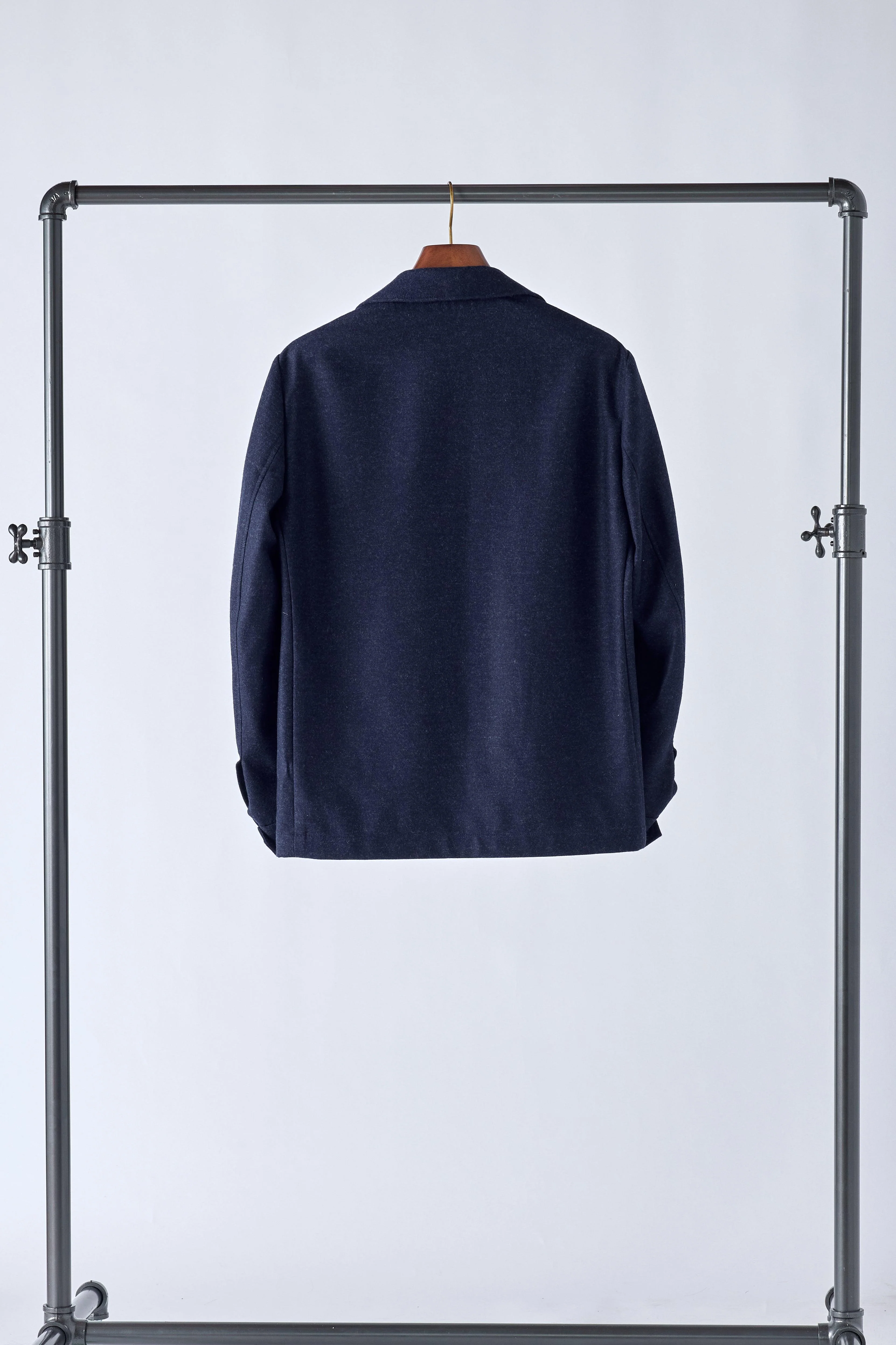 The Navy Flannel Work Jacket - Image 8
